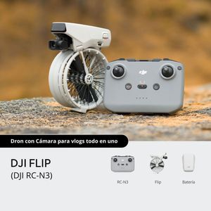 Drone DJI Flip (GL) (RC-N3) control remoto, grabación en 4K UHD, fotos de 48MP, tiempo de vuelo de 31 min