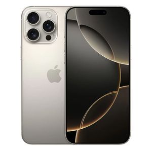 iPhone 16 Pro Max 256GB, 8GB ram, cámara principal 48MP + 48MP + 12MP, frontal 12MP, 6.9", natural
