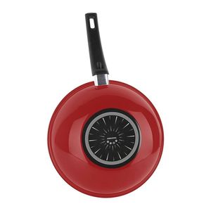Wok con tapa 30 cm Magefesa Coral - Rojo