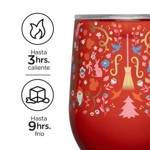 Vaso Térmico Corkcicle Stemless 355 ml Snow White