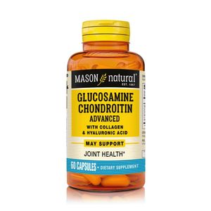 Glucosamina Y Condroitina Colágeno Y Ácido Hialuró. - (60 C) - Mason Natural