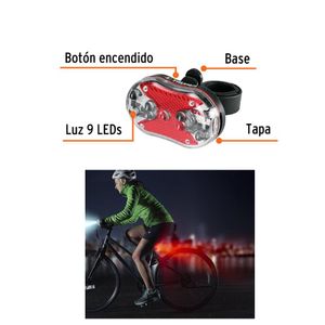 Linterna Luces para Bicicleta Trasera Truper