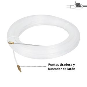 Pasacable electrico nylon 30 m cable, truper