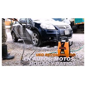 Hidrolavadora Truper 1500 PSI + manguera 15m conectores metálicos