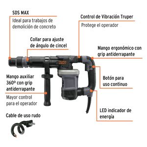 Martillo demoledor  1200W, 14Joules, 220V Expert