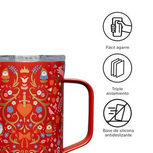 Taza Térmica Corkcicle Mug 475 ml Snow White