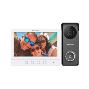 Kit Videoportero Analógico Hikvision DS-KIS213 HD Pantalla 7" Pulgadas