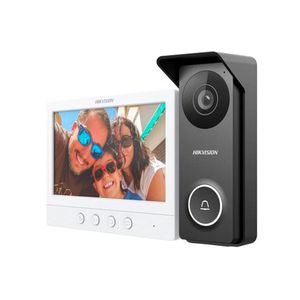 Kit Videoportero Analógico Hikvision DS-KIS213 HD Pantalla 7" Pulgadas