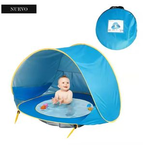 Carpa para Bebes Con Piscina Azul