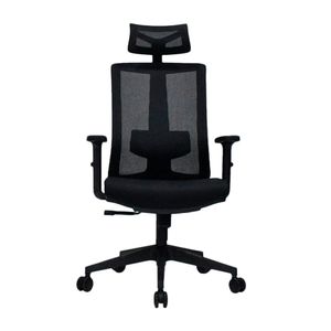 Silla de Oficina Ergonomica Kum Presidente Negro Alta Ofideas