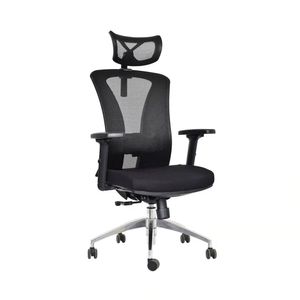 Silla de Oficina Ergonomica Versalles Presidente Negro Ofideas