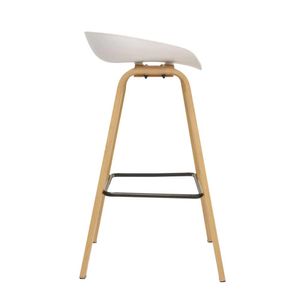 Silla Para Bar Fija Misuri Color Blanco Ofideas