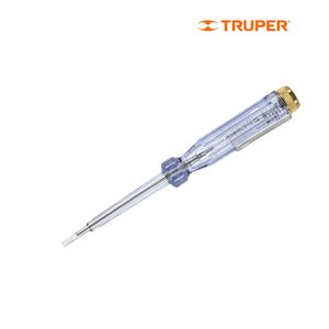 Probador de corriente alterna truper 14 cm