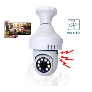 Foco Camara de Seguridad de 360° con Wifi  Con Sensor de movimiento Full HD