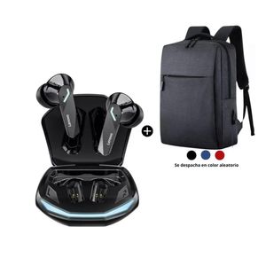 Audifono Bluetooth Lenovo GM2 Pro Gamer  Mochila Basic Regalo