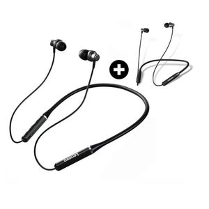Audífonos Bluetooth Lenovo He05 Negros Pack De 2 Inalámbricos
