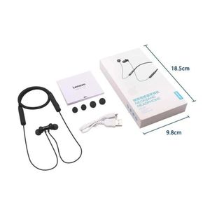 Audífonos Bluetooth Lenovo He05 Negros Pack De 2 Inalámbricos