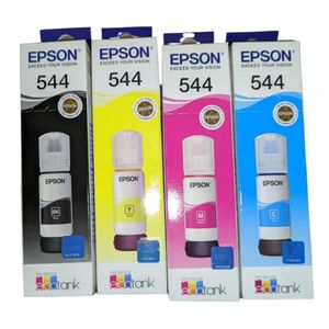 Kit Tinta Epson T544 Cyan Magenta Amarillo Negro Original