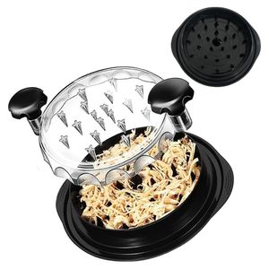 Deshilachador de Pollo Giratorio Manual Negro