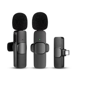 Micrófono Solapero Inalámbrico K9 Compatible con iPhone y Android