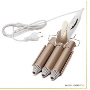 Rizadora Rozia de Cabello Tenaza 3 Tubos