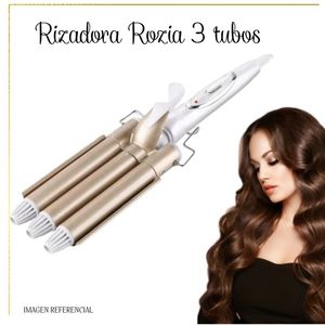 Rizadora Rozia de Cabello Tenaza 3 Tubos