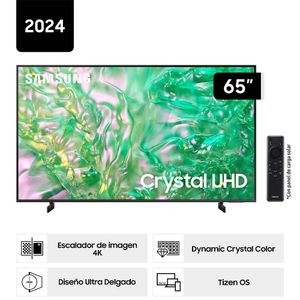 Televisor SAMSUNG CRYSTAL UHD 65" UHD 4K Smart TV UN65DU8000GXPE