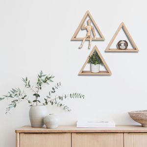 Set De 3 Repisas Angular - Rovere