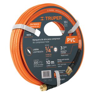 Kit Compresora 25 L Manguera 10m con Clavadora y Engrapadora Calibre 18 Truper 11836-19014-100779