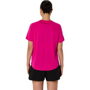 Polo ASICS Silver Ss Top Pink Rave Mujer