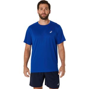 Polo ASICS Silver Ss Top ASICS Blue Hombre