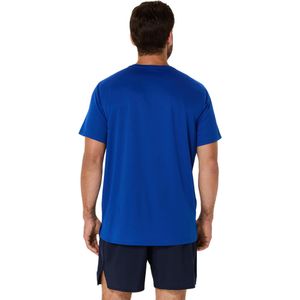 Polo ASICS Silver Ss Top ASICS Blue Hombre