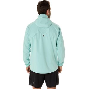 Casaca ASICS Metarun Waterproof Jacket Oasis Green Hombre