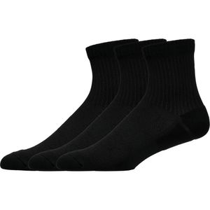 Medias ASICS Practice Quarter 3P Performance Black Unisex