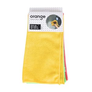 Paño Microfibra Orange x 5 unidades