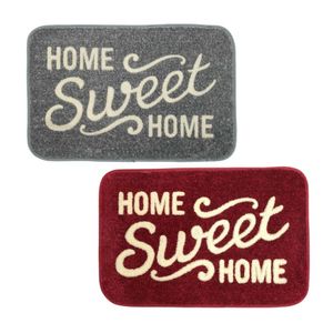 Felpudo de Interior de Polipropileno Home Sweet 40x60cm Orange - Color Aleatorio