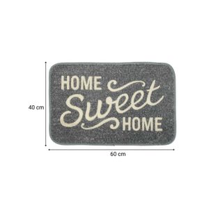 Felpudo de Interior de Polipropileno Home Sweet 40x60cm Orange - Color Aleatorio