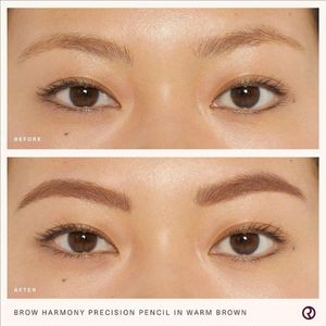 Lápiz para cejas - Color: Warm Brown  - Brow Harmony Precision - Rare Beauty - Maquillaje