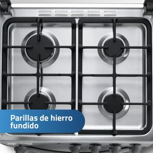 Cocina a Gas Indurama Coruña QZ 4 Hornillas con Enc. Electrico.