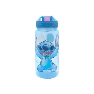 Tomatodo cañita celeste Stitch  400 ML