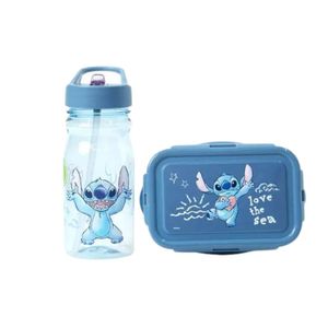 Pack tomatodo y taper Stitch celeste 500 ML