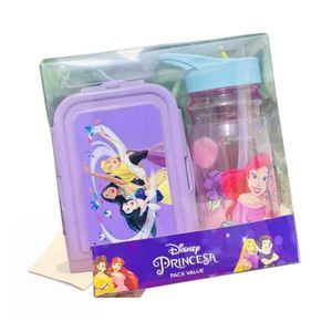 ⁠Pack Tomatodo y Taper Princesas Disney 500 ML