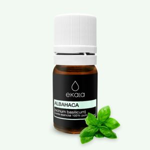 Aceite Esencial de Albahaca EKALA frasco 5 ml