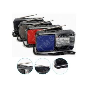RADIO EWTTO ET-R1181B PORTÁTIL FM AM CON LINTERNA RECARGABLE