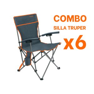 Combo Silla Plegable para playa X6 Truper 61025-X6