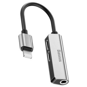 Adaptador Lightning 3 en 1 a conector de audio de 3,5 mm Baseus