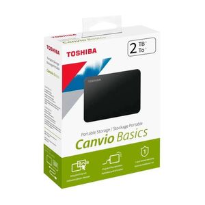 Disco Duro Externo Toshiba Canvio Basics Almacenamiento Confiable 2Tb