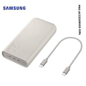 Pwer Bank Samsung Carga Rápida de 20,000 mAh con Power Delivery 3.0