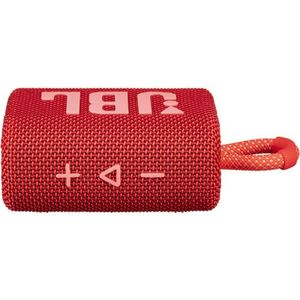 Parlante Bluetooth JBL Go 3 Portatil Acuatico IPX67 Rojo
