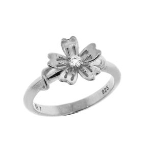 Anillo Gardenia de Plata 925 Talla 7